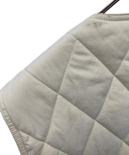 stussy（ステューシー）stussy (ステューシー) Diamond Quilted Vestキルティングベスト ホワイト サイズ:Mの古着・服飾アイテム