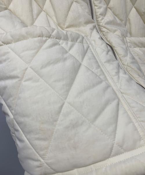 stussy（ステューシー）stussy (ステューシー) Diamond Quilted Vestキルティングベスト ホワイト サイズ:Mの古着・服飾アイテム