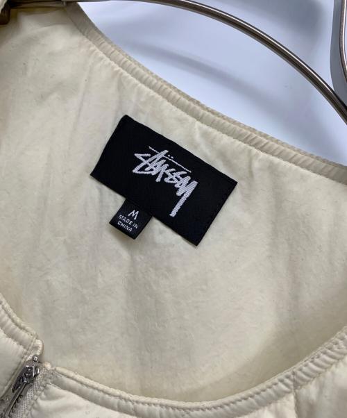 stussy（ステューシー）stussy (ステューシー) Diamond Quilted Vestキルティングベスト ホワイト サイズ:Mの古着・服飾アイテム