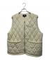 stussy（ステューシー）の古着「Diamond Quilted Vestキルティングベスト」｜ホワイト