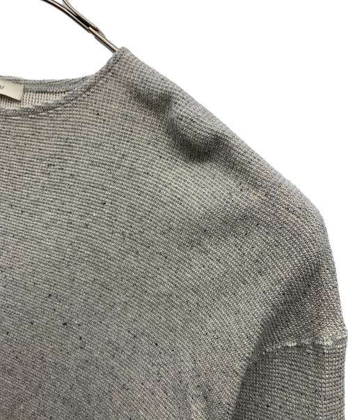 LIDnM（リドム）LIDNM (リドム) LIDNM SILK BREND WAFFLE LS-T ライトグレー サイズ:Sの古着・服飾アイテム