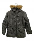 アルファインダストリーズアルファインダストリーズ）の古着「コート」｜オリーブ