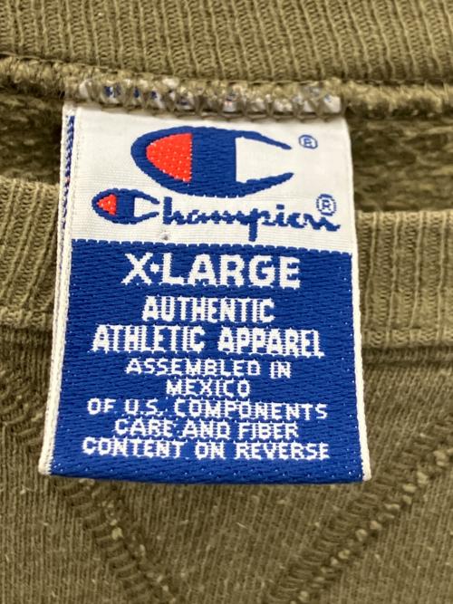 Champion（チャンピオン）Champion (チャンピオン) スウェット オリーブ サイズ:XLの古着・服飾アイテム