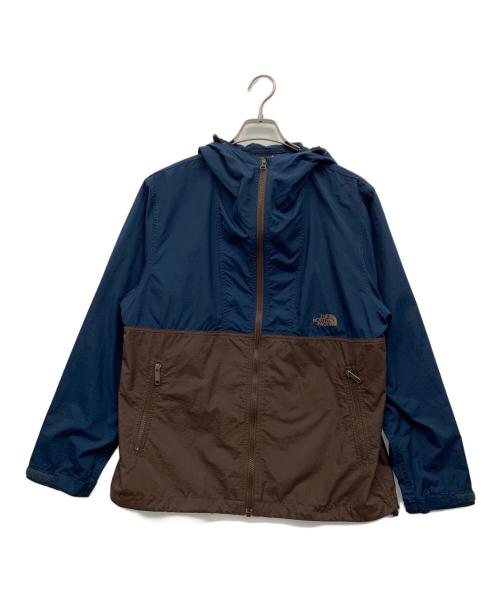 THE NORTH FACE（ザ ノース フェイス）THE NORTH FACE (ザ ノース フェイス) コンパクトジャケット ネイビー×ブラウン サイズ:Sの古着・服飾アイテム