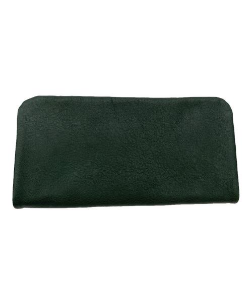 土屋鞄（ツチヤカバン）土屋鞄 (ツチヤカバン) ラウンドファスナー財布 グリーンの古着・服飾アイテム