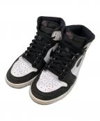 NIKEナイキ）の古着「ハイカットスニーカー」｜ブラック×ホワイト