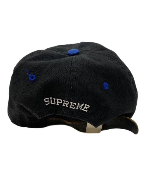 SUPREME（シュプリーム）Supreme (シュプリーム) キャップ ブラック×ブルーの古着・服飾アイテム