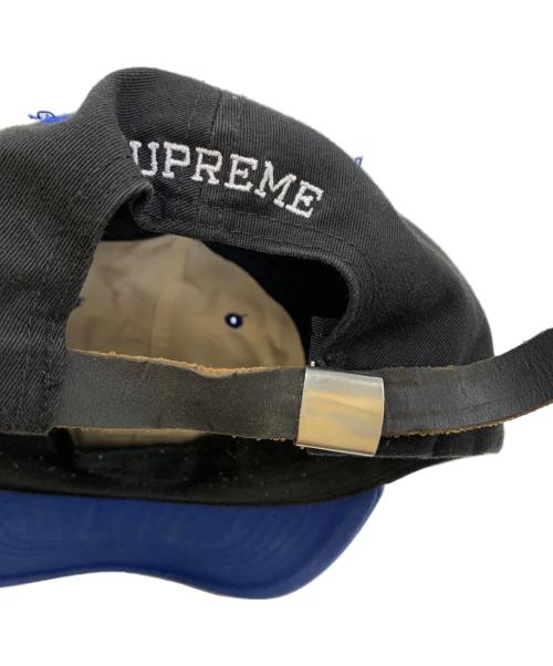 SUPREME（シュプリーム）Supreme (シュプリーム) キャップ ブラック×ブルーの古着・服飾アイテム