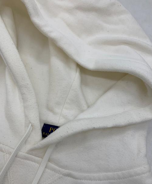POLO RALPH LAUREN（ポロ・ラルフローレン）POLO RALPH LAUREN (ポロ・ラルフローレン) プルオーバーパーカー ホワイト サイズ:Mの古着・服飾アイテム