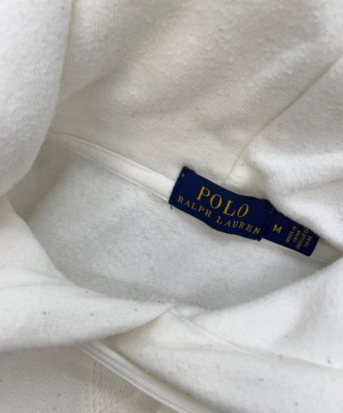 POLO RALPH LAUREN（ポロ・ラルフローレン）POLO RALPH LAUREN (ポロ・ラルフローレン) プルオーバーパーカー ホワイト サイズ:Mの古着・服飾アイテム