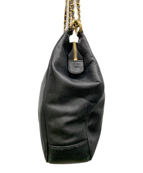 CHANEL（シャネル）CHANEL (シャネル) ココマークチェーンショルダーバッグ ブラックの古着・服飾アイテム