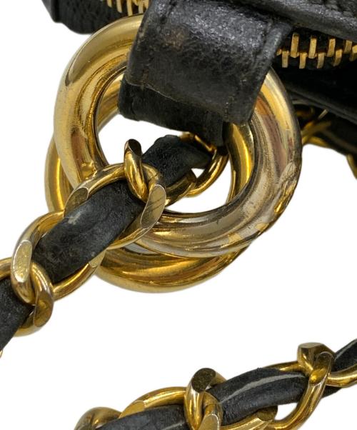 CHANEL（シャネル）CHANEL (シャネル) ココマークチェーンショルダーバッグ ブラックの古着・服飾アイテム