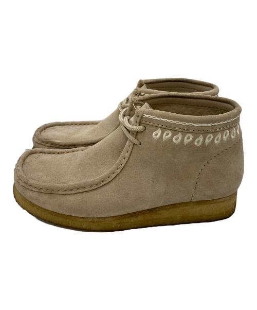 CLARKS（クラークス）CLARKS (クラークス) ブーツ ベージュ サイズ:26.5の古着・服飾アイテム