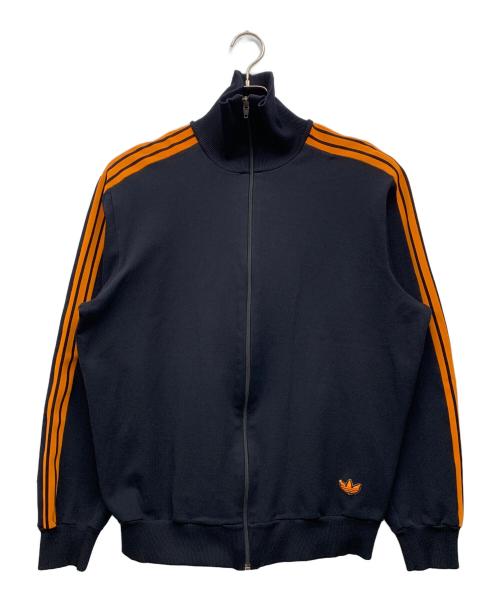 adidas（アディダス）adidas (アディダス) トラックジャケット ブラック×オレンジ サイズ:6の古着・服飾アイテム