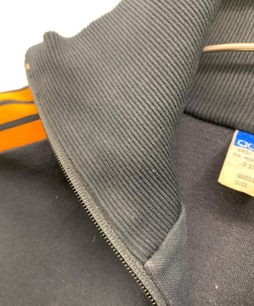 adidas（アディダス）adidas (アディダス) トラックジャケット ブラック×オレンジ サイズ:6の古着・服飾アイテム