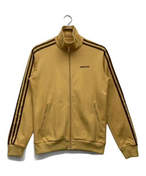 adidas（アディダス）adidas (アディダス) トラックジャケット ベージュ×ブラウン サイズ:Mの古着・服飾アイテム