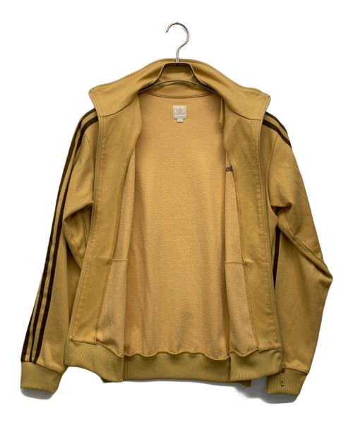 adidas（アディダス）adidas (アディダス) トラックジャケット ベージュ×ブラウン サイズ:Mの古着・服飾アイテム
