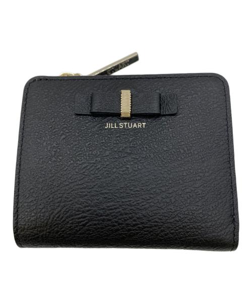 JILL STUART（ジルスチュアート）JILL STUART (ジルスチュアート) 2つ折り財布 ブラック×ピンクの古着・服飾アイテム