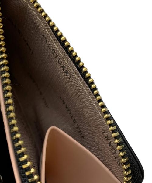 JILL STUART（ジルスチュアート）JILL STUART (ジルスチュアート) 2つ折り財布 ブラック×ピンクの古着・服飾アイテム