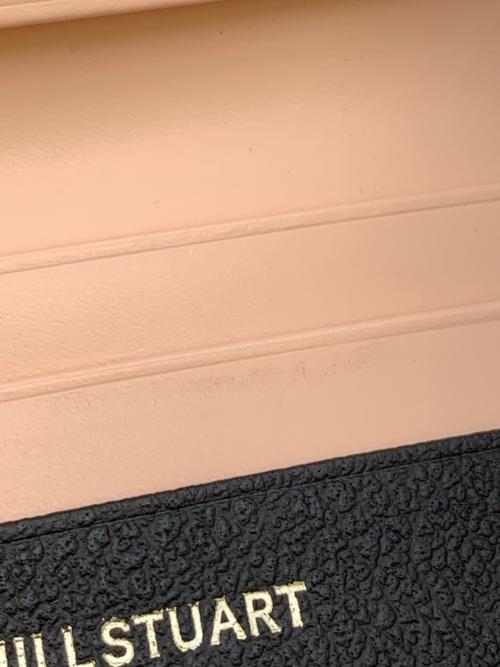 JILL STUART（ジルスチュアート）JILL STUART (ジルスチュアート) 2つ折り財布 ブラック×ピンクの古着・服飾アイテム