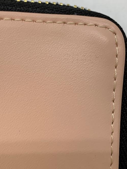 JILL STUART（ジルスチュアート）JILL STUART (ジルスチュアート) 2つ折り財布 ブラック×ピンクの古着・服飾アイテム