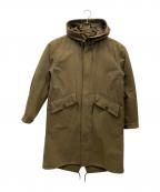 MHLエムエイチエル）の古着「ライナー付モッズコート」｜オリーブ