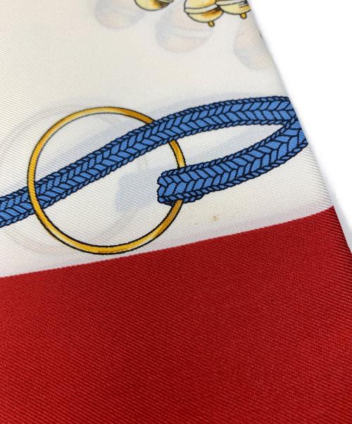 CELINE（セリーヌ）CELINE (セリーヌ) 大判スカーフ レッドの古着・服飾アイテム