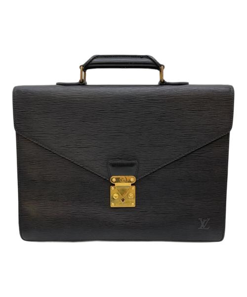 LOUIS VUITTON（ルイ ヴィトン）LOUIS VUITTON (ルイ ヴィトン) ビジネスバッグ ブラックの古着・服飾アイテム