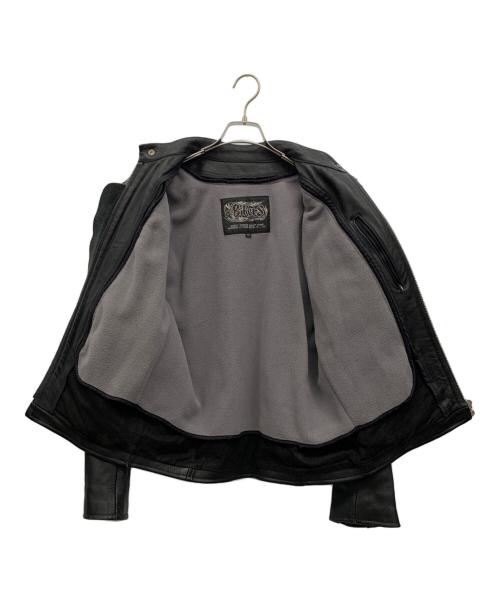 BIKERS（ビーカーズ）Bikers (ビーカーズ) ライダースレザージャケット ブラック サイズ:40の古着・服飾アイテム