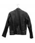 Bikers (ビーカーズ) ライダースレザージャケット ブラック サイズ:40：6000円