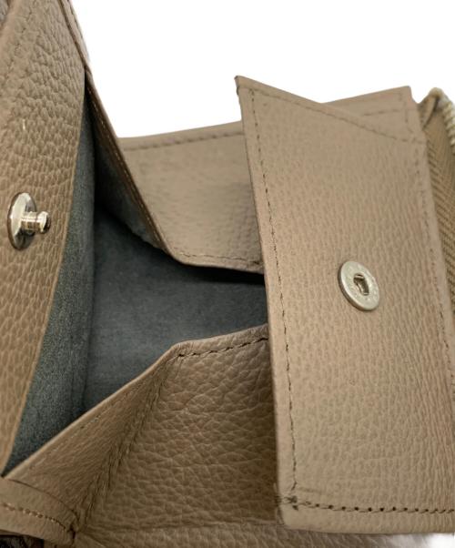 nogake（nogake）nogake (nogake) コンパクトウォレット ベージュの古着・服飾アイテム