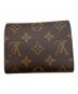 LOUIS VUITTON (ルイ ヴィトン) 3つ折り財布 ブラウン：55000円