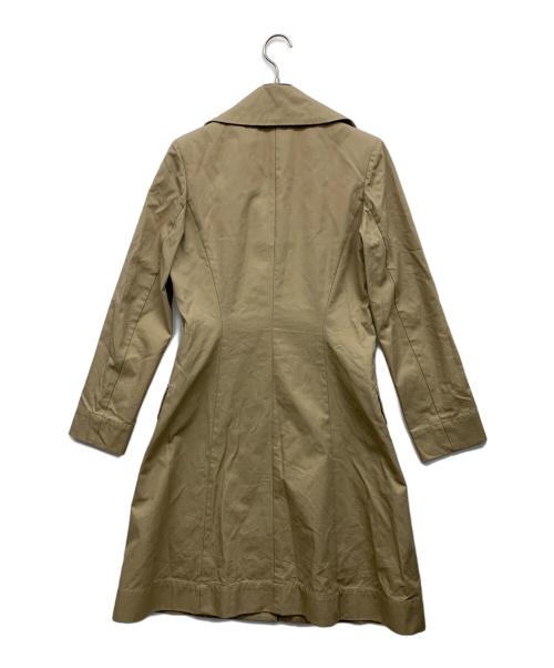 Vivienne Westwood（ヴィヴィアンウエストウッド）Vivienne Westwood (ヴィヴィアンウエストウッド) ラブ襟トレンチコート ベージュ サイズ:2の古着・服飾アイテム