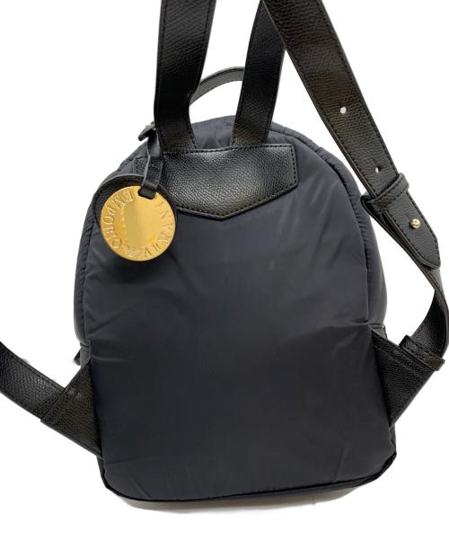 EMPORIO ARMANI（エンポリオアルマーニ）EMPORIO ARMANI (エンポリオアルマーニ) リュック ブラックの古着・服飾アイテム