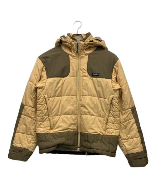 Patagonia（パタゴニア）Patagonia (パタゴニア) ルビコンライダーパフジャケット イエロー×ベージュ サイズ:Mの古着・服飾アイテム