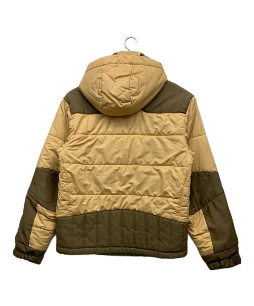 Patagonia（パタゴニア）Patagonia (パタゴニア) ルビコンライダーパフジャケット イエロー×ベージュ サイズ:Mの古着・服飾アイテム