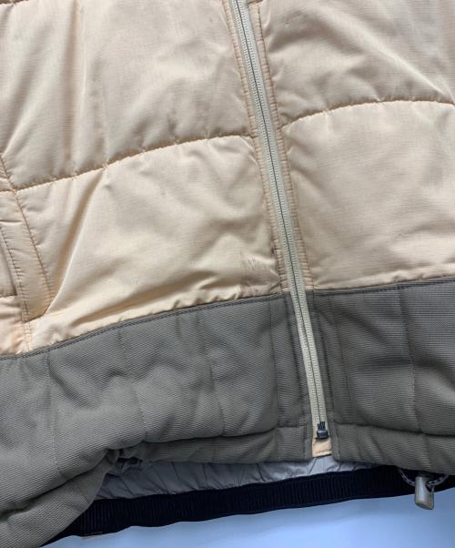 Patagonia（パタゴニア）Patagonia (パタゴニア) ルビコンライダーパフジャケット イエロー×ベージュ サイズ:Mの古着・服飾アイテム