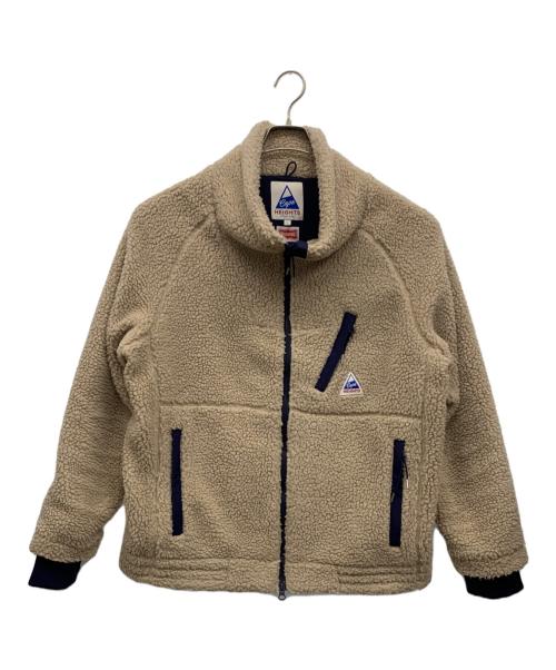 Cape HEIGHTS（ケープハイツ）Cape Heights (Cape Heights)  ARK STANDARD (ARK STANDARD) ボアブルゾン クリーム サイズ:Lの古着・服飾アイテム