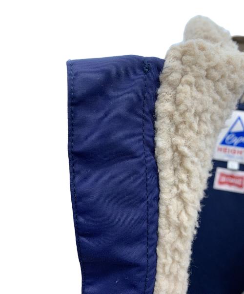 Cape HEIGHTS（ケープハイツ）Cape Heights (Cape Heights)  ARK STANDARD (ARK STANDARD) ボアブルゾン クリーム サイズ:Lの古着・服飾アイテム