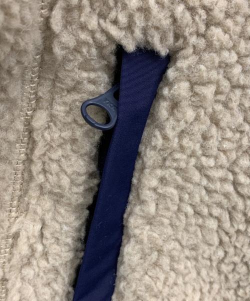 Cape HEIGHTS（ケープハイツ）Cape Heights (Cape Heights)  ARK STANDARD (ARK STANDARD) ボアブルゾン クリーム サイズ:Lの古着・服飾アイテム