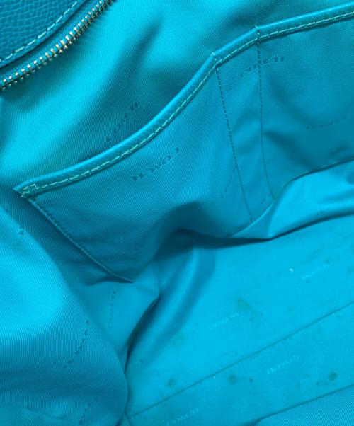 COACH（コーチ）COACH (コーチ) ハンドバッグ ブルーの古着・服飾アイテム