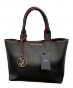 ARMANI JEANSアルマーニジーンズ）の古着「ハンドバッグ」｜ブラック