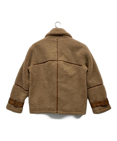 eimy istoire（エイミーイストワール）eimy istoire (エイミーイストワール) ボアジャケット ブラウン サイズ:Freeの古着・服飾アイテム