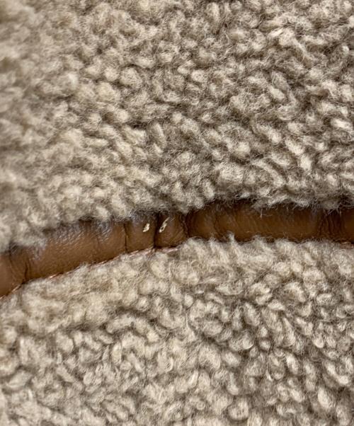 eimy istoire（エイミーイストワール）eimy istoire (エイミーイストワール) ボアジャケット ブラウン サイズ:Freeの古着・服飾アイテム