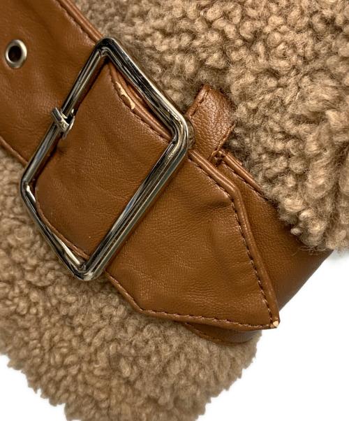 eimy istoire（エイミーイストワール）eimy istoire (エイミーイストワール) ボアジャケット ブラウン サイズ:Freeの古着・服飾アイテム