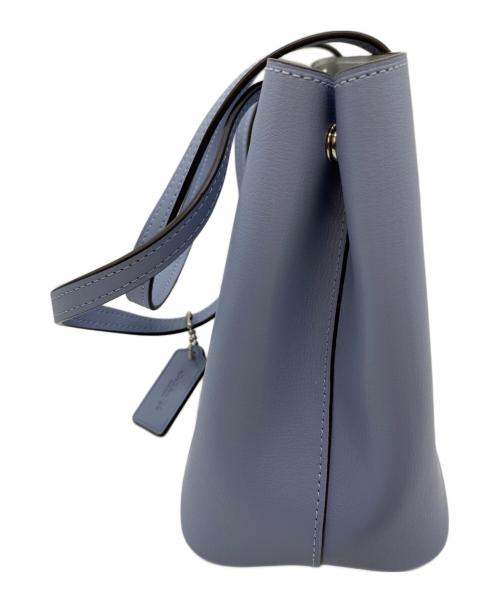 COACH（コーチ）COACH (コーチ) 2WAYショルダーバッグ ライトブルーの古着・服飾アイテム