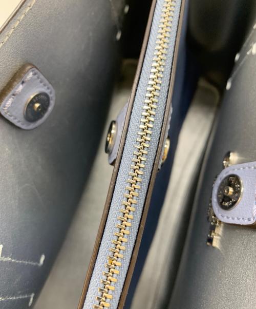 COACH（コーチ）COACH (コーチ) 2WAYショルダーバッグ ライトブルーの古着・服飾アイテム