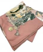 HERMESエルメス）の古着「スカーフ」｜ピンク×ホワイト