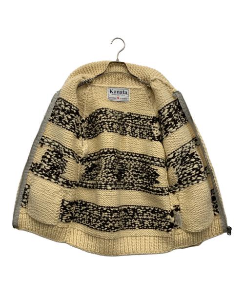 KANATA（カナタ）KANATA (カナタ) カウチンニットカーディガン アイボリー サイズ:-の古着・服飾アイテム