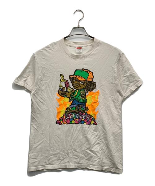 SUPREME（シュプリーム）SUPREME (シュプリーム) 半袖カットソー ホワイト サイズ:Mの古着・服飾アイテム